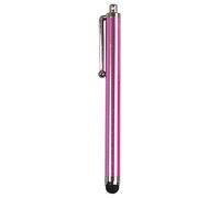 Bolígrafos capacitivos universales resistentes a los arañazos, bolígrafo profesional para pantalla táctil, punta de goma, lápiz capacitivo para escritura suave, color rojo rosa