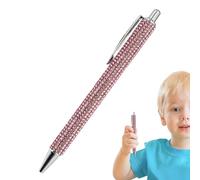 Bolígrafos con purpurina - Bolígrafo elegante para mujeres, múltiples usos, bolígrafos brillantes, bolígrafos retráctiles con cristales brillantes para niños, estudiantes, bocetos, exámenes, escritura
