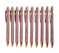 Bolígrafos de citas inspiradores - Juego de 10 bolígrafos cristianos, herramienta de escritura motivacional para escribir, bolígrafo retráctil con tinta negra, accesorios de diario sin sangre | Glau