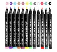 Bolígrafos De Esmalte De Uñas - Esmalte De Uñas Para Perros | Pet Nails Coloring Pen | Arte De Garra De Cachorro Elegante | 12 PC Suministros De Animales De Coloridos No Tóxicos Y Secos Para Perros, G