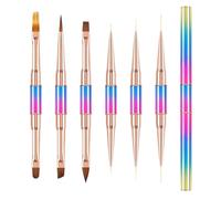 Bolígrafos de esmalte de uñas, material artístico de pintura portátil, kit de bolígrafos para arte sobre uñas, para mujeres adultas principiantes, creación en casa, salón y manicura
