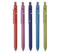 Bolígrafos De Gel: Bolígrafos De Gel De Punta Fina, Lápiz De Escritura Retráctil, Juego De 5 Barriles Al Tacto Para Estudiantes Y Profesores | Marcador De Agarre Cómodo Y De Secado Rápido Para