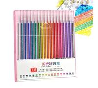 Bolígrafos De Gel Con Purpurina - Suministros De Arte, Set Glitter Gel Pen | Rotuladores Con Purpurina Para áLbumes Dee Recortes,juego Bolígrafos Escritura Colores Para Niños Y Adultos