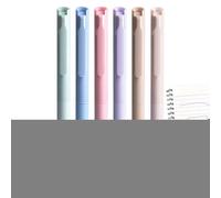 Bolígrafos de gel de colores - Juego de bolígrafos de tinta de secado rápido | 6 unidades bolígrafo multicolor de secado rápido escritura de papelería, retráctil, punta 0,5 mm para caligrafía, dibujo