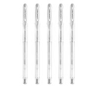 Bolígrafos De Gel De Tinta Blanca Uni-Ball Signo UM-120AC Paquete De 5