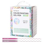 Bolígrafos de gel para adultos, juego de 99 colores, perfectos para colorear, dibujar, diario y manualidades