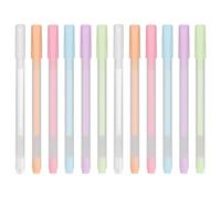 Bolígrafos de pegamento para elaboración, lápiz de pegamento 12pcs palitos secos rápidos amigables con los niños con clip de control de la escuela de brillo de precisión fácil de control para elabora