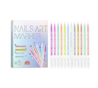 Bolígrafos de pintura de uñas, herramienta de manicura de salón, delineador de uñas de secado rápido, para fiestas, interiores, escuela, novia, esposa, amiga, hermana, hija