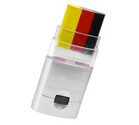 Bolígrafos de pintura para la cara de Alemania, bolígrafo de maquillaje de Alemania, banderas nacionales de 3 colores, marcador de cara del orgullo lavable para fiestas de fútbol, eventos nacionales