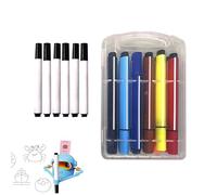 Bolígrafos de repuesto para robot de dibujo: marcadores educativos coloridos universales, bolígrafos automáticos para máquina de bocetos | Juego de recargas completas, kit de cartuchos de tinta