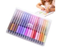 Bolígrafos de tinta de gel borrables, juego de escritura de punta fina de 24 colores, kit de bolígrafos de dibujo suave, bolígrafo de tinta borrable recargable para la escuela, oficina, dormitorio