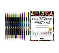 Bolígrafos de uñas - 12 piezas herramientas doble extremo de decoración de uñas - Herramientas de dibujo decorativo de uñas - para profesionales femeninas y niñas artistas amantes de la creación salón