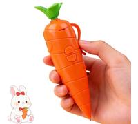 Bolígrafos de Zanahoria, Bolígrafo 2 en 1 para Escribir y Grabar Audio, Diseño Lindo y Divertido, Regalo Creativo para Niños, Estudiantes y Profesores (2Pc)