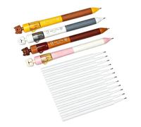 Bolígrafos divertidos - 4 piezas de broma divertida con 12 recambios | Bolígrafo de escritura para niños - para el hogar, oficina, escuela, aula, viajes, vacaciones, regalos de de cumpleaños