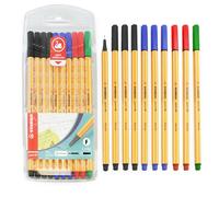 Bolígrafos Fineliner STABILO Point 88 Paquete Mezclado De 10 Piezas De 0.4mm