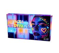 Bolígrafos fluorescentes para marcar la noche, dibujo creativo, brilla en la oscuridad, juego de marcadores de pintura facial con tintas suaves, marcadores de arte para el cuerpo y la cara