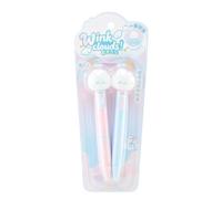 Bolígrafos para mujer | 2 piezas de suministros luminosos para oficina | Bolígrafos Twist de Tinta Gel | para profesores, educadores, álbumes de recortes, diarios, estudios, artesanías, bocetos