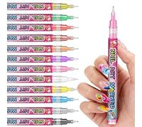 Bolígrafos para uñas - 12 colores DIY marcadores para | bolígrafos de punteado | para mujeres regalo ideas creativas decoración hogar y