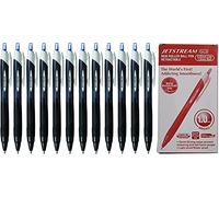 Bolígrafos Retráctil Jetstream Sport-Uni Ball-24 Unidades (Lote) (Azul y Rojo)