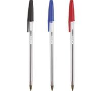 Boligrafos Tinta Base Aceite Con Capuchón 0.7 mm Rojo Kores