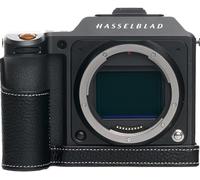BolinUS - Funda para cámara X2D 100C, hecha a mano de piel auténtica auténtica para cámara Hasselblad X2D 100C, versión de apertura inferior + correa de mano (negro)