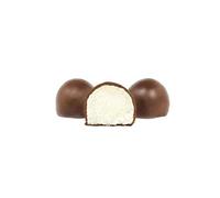Bolitas de Coco bañado en chocolate, bolsita de 200 gr. El delicioso relleno de coco y su fina cobertura de chocolate unidos aportan un sabor exquisito.