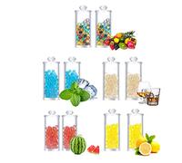 Bolitas De Sabores Para Cigarrillos,1000Pcs Bolitas Sabores/Metal Bead Pusher,accesorios De Cigarrillos Para Esencia De Menta (Combinación A,1000 bolas de sabor.)
