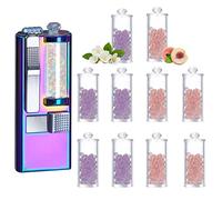 Bolitas De Sabores Para Cigarrillos,1000Pcs Bolitas Sabores/Metal Bead Pusher,accesorios De Cigarrillos Para Esencia De Menta (Jazmín + Melocotón,1000 Uds bolas de sabor + bead pusher)
