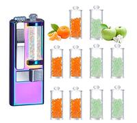 Bolitas De Sabores Para Cigarrillos,1000Pcs Bolitas Sabores/Metal Bead Pusher,accesorios De Cigarrillos Para Esencia De Menta (Naranja + Manzana Verde,1000 Uds bolas de sabor + bead pusher)