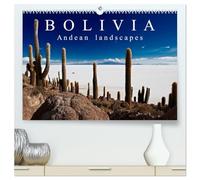 Bolivia Andean landscapes / UK-Version (High Quality Premium Wall Calendar 2026 DIN A2 landscape),CALVENDO 12 Month Wall Calendar: Photos of ... the Andes of South America's country Bolivia