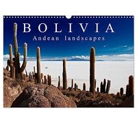 Bolivia Andean landscapes / UK-Version (Wall Calendar 2026 DIN A3 landscape), CALVENDO 12 Month Wall Calendar: Photos of fascinating landscapes in the Andes of South America's country Bolivia