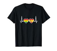 Bolivia España Latido Bandera Español Boliviano Camiseta