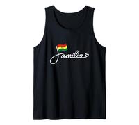 Bolivia Familia - Bandera Boliviana Patrimonio Familia Palabra Arte Camiseta sin Mangas
