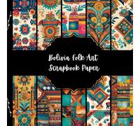 Bolivia Folk Art Scrapbook Paper, South America Junk Journal Paper, Travel Decorative Paper, DIY Projects, Origami, Collage Sheets, Decoupage Paper, 10 Designs, Double Sided