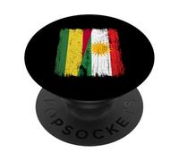 Bolivia Kurdistán Media Bandera Boliviana Kurdo Heritage Jersey PopSockets PopGrip Adhesivo