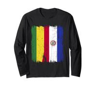 Bolivia Paraguay Media Bandera Raíces Paraguayas Bolivianas Manga Larga