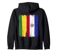 Bolivia Paraguay Media Bandera Raíces Paraguayas Bolivianas Sudadera con Capucha