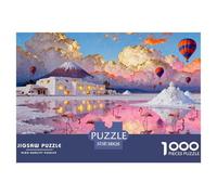 Boliviano Salar De Uyuni Espejo Lluvioso Puzzle De Madera Impermeable DIY Puzzles De 1000 Piezas Regalos para Adultos Divertido Rompecabezas Juegos Desafiantes
