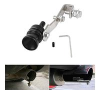 BOLLAER Turbo Silbato de sonido BOV Simulador de válvula de soplado, tubo de escape de gran tamaño Fabricante de rugido para coche Turbo silbato silenciador de silenciador de ruido (XL)