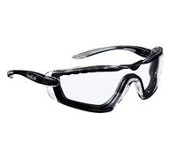 BOLLE - COBRA - Ocular PC incoloro anti-rayaduras, anti-vaho/PLATINUM - patillas confort antideslizamiento/Ocular inclinable - espuma