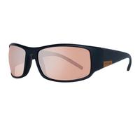 bollé King - Gafas de sol unisex para adulto, color negro mate y marrón metálico, talla L