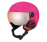 Bollé - Quiz Visor Hot Pink Matte Xs 49-52Cm - Orange Gun Cat 2, Casco De Esquí, Medium, Junior Unisex