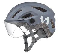 Bollé - React Visor, Talla L, Cascos de Bici, Cool Gris Mate, Transparente