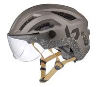 Bollé - React Visor, Talla S, Cascos de Bici, Bronce Oscuro, Transparente