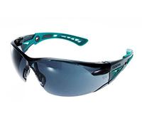 Bolle RUSH+ - Gafas de seguridad pequeñas gris/verde templos humo - BL-RUSHPSPSFG