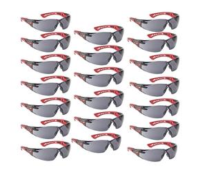 Bollé Rush+ Go Green Platinum - Gafas de seguridad para el trabajo, antivaho y antiarañazos, equipo de protección personal, protección ocular, embalaje ecológico, paquete de 20 unidades, color