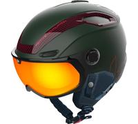 bollé V-Line Carbon Cascos Invierno, Unisex, Verde, S