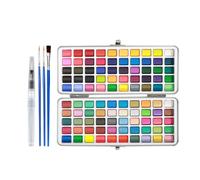 Bollisate Juego de pintura de acuarela,Pintura de acuarela Portátil