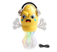 Bollisate Juguete De Pulpo Bailarín Para Bebés,Sensor De Obstáculos Con Movimiento De Calamar | Pulpo Reptante Recargable con Luz y Música para Niños - Para Bebé Tiempo De Barriga Niños Cumpleaños