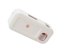 Bollisate Soporte para cepillos de dientes montado en la pared, limpiador de cepillos de dientes - Organizador de de para baño sin taladros,Soporte magnético para de
